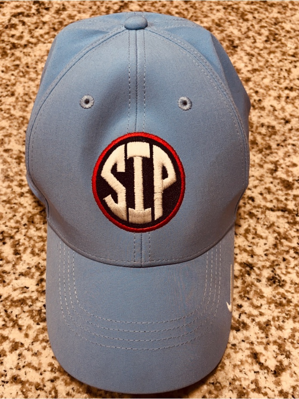Nike Light Blue Baseball Cap University of MS with Red & White SIP Patch  Sporty